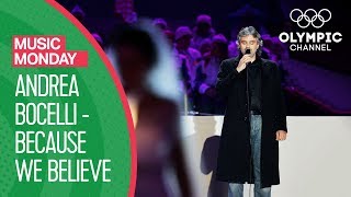 Andrea Bocelli - Because We Believe (Ama Credi E Vai) - Torino 2006 Closing Ceremony | Music Monday
