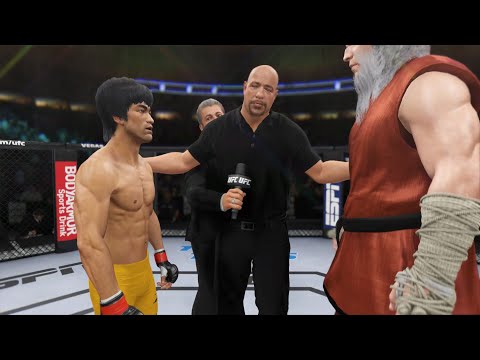 Bruce Lee vs. Uranus God - EA Sports UFC 4 - Epic Fight 🔥🐲