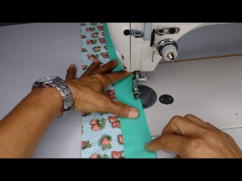 Embedded Hem New Way to Sew - Dishcloth Hem Creative Sewing Step by Step