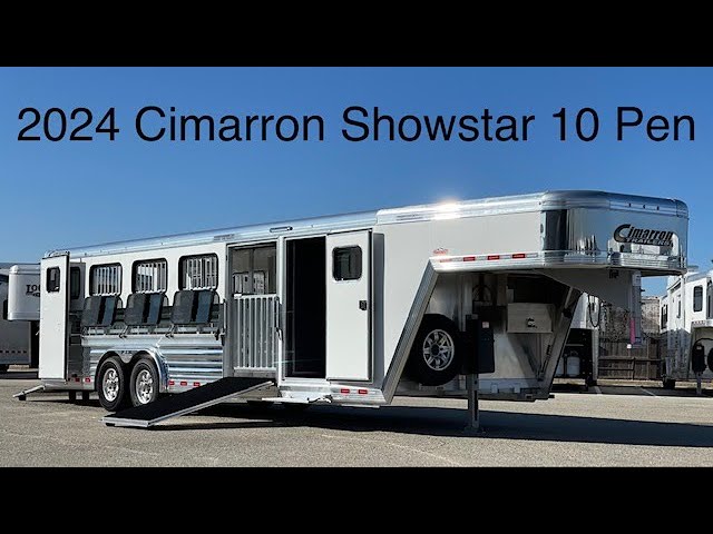 Preview image of 2024 Cimarron Showstar LX Custom 10 Pen Gooseneck youtube video