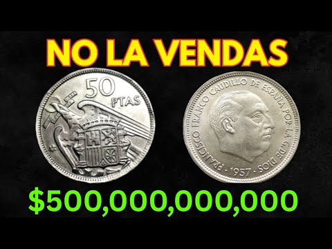 ¡50 Pesetas de 1957: La Moneda Española que Hoy Puede Valer una Fortuna! 😱💰