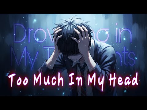 Too Much in My Head – Drowning in My Thoughts || by Relatone (Official Lyrics Video)