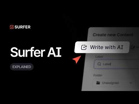 Create Ready to Rank Articles in Minutes with Surfer AI