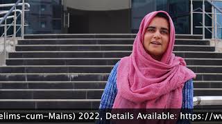 Nadiya Beig | UPSC Rank 350 | 2019 | Talks about Residential Coaching Academy | Jamia Millia Islamia