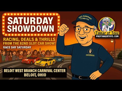 Saturday Showdown: Racing, Deals & Thrills from the 82nd Slot Car Show!