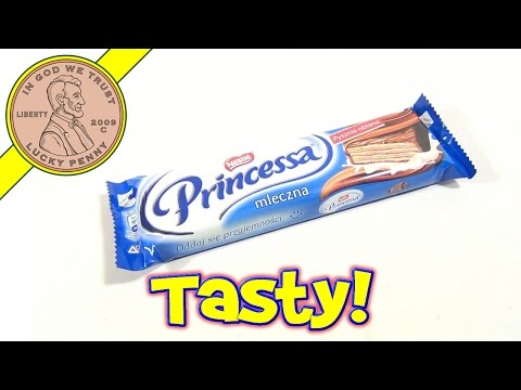 Princessa Chocolate Candy Snack Mleczna, Nestle - Polish Candy Tasting