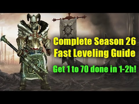 Complete Season 26 Fast Leveling Guide - ALL CLASSES & STRATEGIES (with Cheat Sheet)