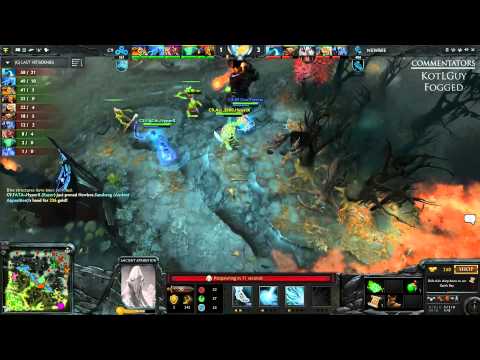 NewBee vs Cloud9 - Game 2 (WCA 2014 LAN - Semifinals)