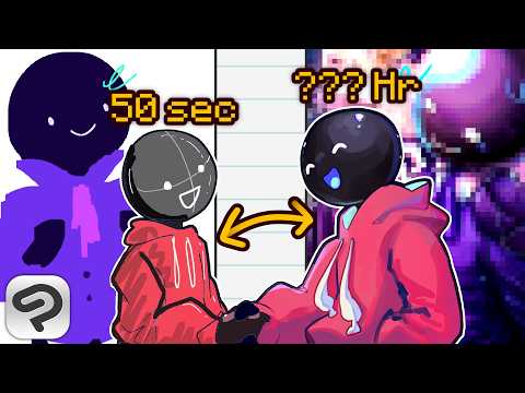 5-min vs. 5-hour Art Challenge