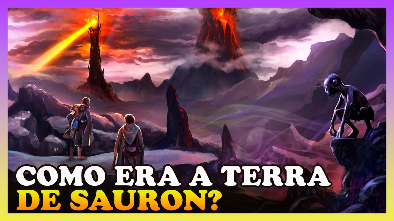 Como Seria Caminhar por Mordor? Os Perigos da Terra de Sauron! #lotr