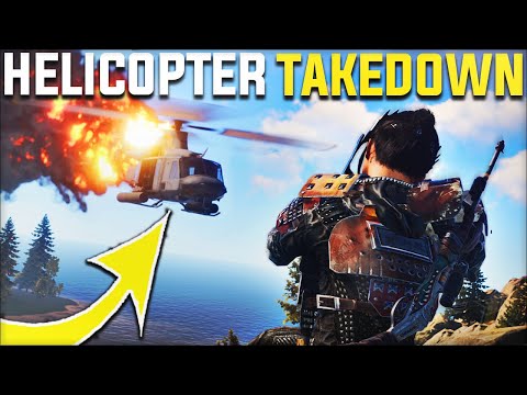 MY RICH NEIGHBOURS HELP ME TO TAKE DOWN THE HELICOPTER EASY LOOT - Rust Survival Gameplay | S20-E2