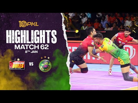 Match Highlights: Bengaluru Bulls vs Patna Pirates | January 8 | PKL Season 10