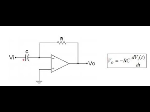 071  Amplificadores Operacionais  Diferenciador  parte 1