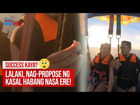 Success kaya? Lalaki, nag-propose ng kasal habang nasa ere! GMA Integrated Newsfeed