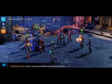 MSF- Captain Marvel + Minn-erva Gameplay in Gamma IV