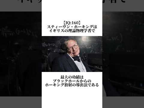 世界で最も高いIQ:彼らは現代で最も知的な人々です
