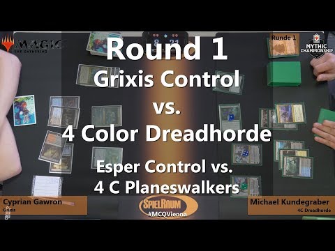 MCQ Coverage: Round 1 - Grixis Control VS 4 Color Dreadhorde - SpielRaum [EN]