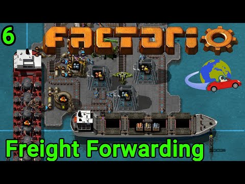 Factorio Freight Forwarding- Starting to work on Transportation Science- Ep 6