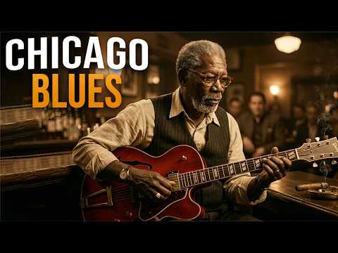 Rainy Window Blues – Chicago Blues | Gentle Guitar for Sleepy Nights & Peaceful Sleep