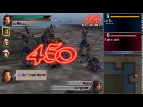 Dynasty Warriors (PSP) | Part 28 | Lu Bu | Might Shall Prevail