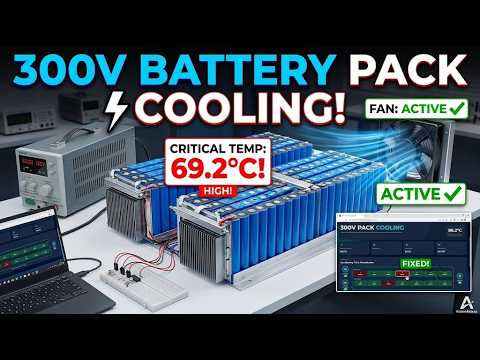 300V Battery Pack cooling system