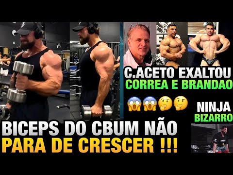 CBUM ABSURDO: BRAÇO CADA VEZ MAIOR - NINJA FAZ TERRA COM UM CARRO + ACETO EXALTA BRANDÃO E CORREA