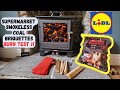 Lidl Briquettes Tested On Multi Burner Log Burner Clock Blithfield 5 Crackling Fire