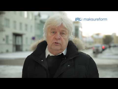 Ivo Linna toetab IRLi ja IRLi maksureformi!