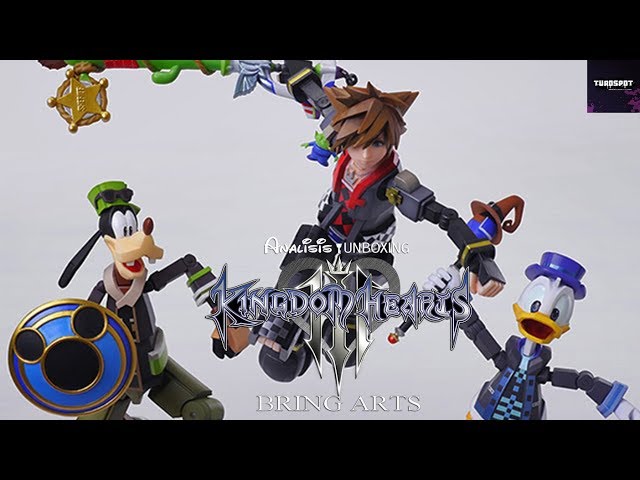 Vídeo relacionado con Disney Kingdom Hearts Sora Donald Goofy Kanji Checkerboard Camiseta, Hombre, Blanco, L
