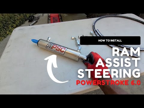 6.0 powerstroke redhead steering box and psc ram assist steering