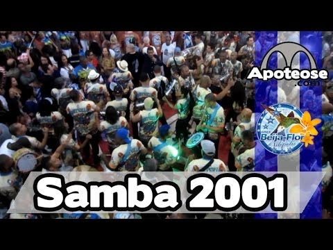 Beija-Flor 2001 - Bateria - Apresentação no Salgueiro