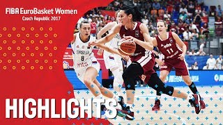 Serbie - Lettonie - EuroBasket Women 2017 - 1/8me de Finale