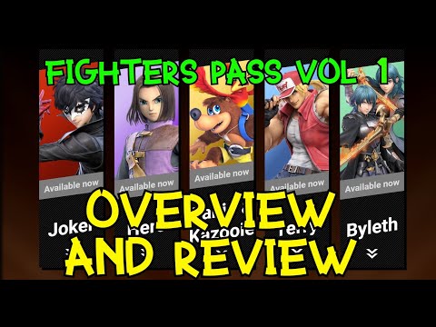 Super Smash Bros Ultimate Fighters Pass Vol 1 Impressions (Review)