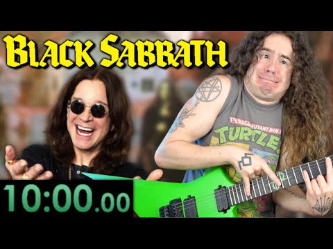 Can I Make An Entre BLACK SABBATH Song In Only 10 MINS? (Speedrun)