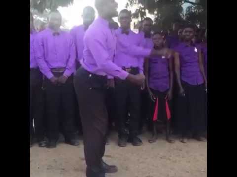 Best choir: Funny Zambian Choir conductor.