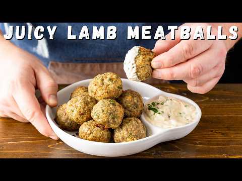 Don’t Skip THIS Step for Juicy Lamb Meatballs!