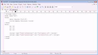 jQuery Tutorial - 14 - Element selector