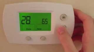 How to Bypass Honeywell Temperature Limiter on FocusPro 5000 and 6000 Thermostat!