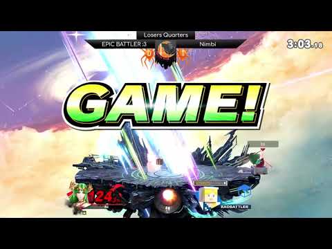 HHB Losers Quarters - EPIC BATTLER :3 (Steve) vs Nimbi (Palutena)