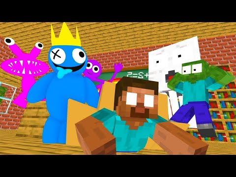 Monster School VS Rainbow Friends - Minecraft Animation