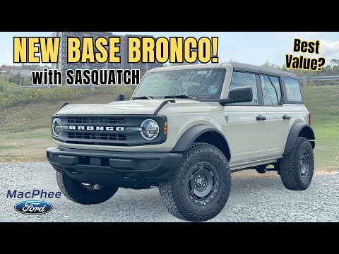 BEST VALUE?? 2025 Ford Bronco Base with Sasquatch Pack Review