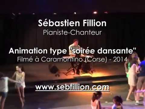 Sébastien Fillion - pianiste-chanteur - animation soirée dansante