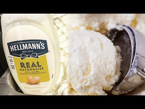 Mayonnaise-Flavored Ice Cream Exists?!