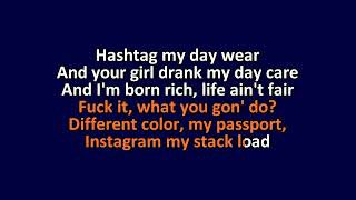 Childish Gambino - Sweatpants ft. Problem - Karaoke Instrumental Lyrics - ObsKure