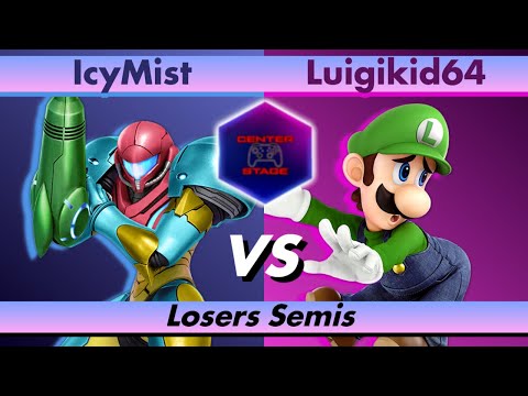 Center Stage #38 Collision Prelocal - IcyMist (Samus) vs Luigikid64 (Luigi) - Smash Ultimate SSBU