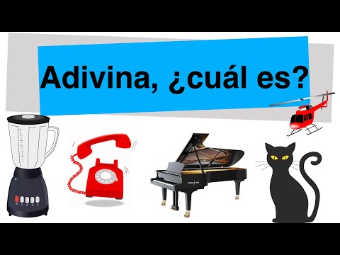 Qué sonido suena❓❓❓.  Discriminación auditiva
