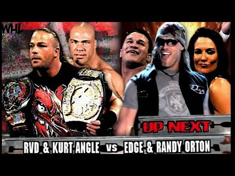 Rvd & Kurt Angle Vs Edge & Randy Orton ECW 6/20/2006 Highlights