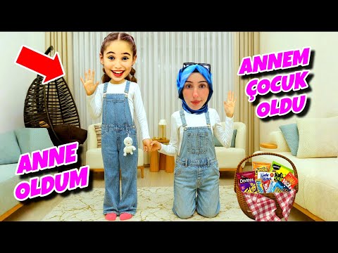 ANNEM ÇOCUK OLDU ELİF SİNEM ANNE OLDU ‼️ ANNEMİ FARE İLE KORKUTTUM !! 