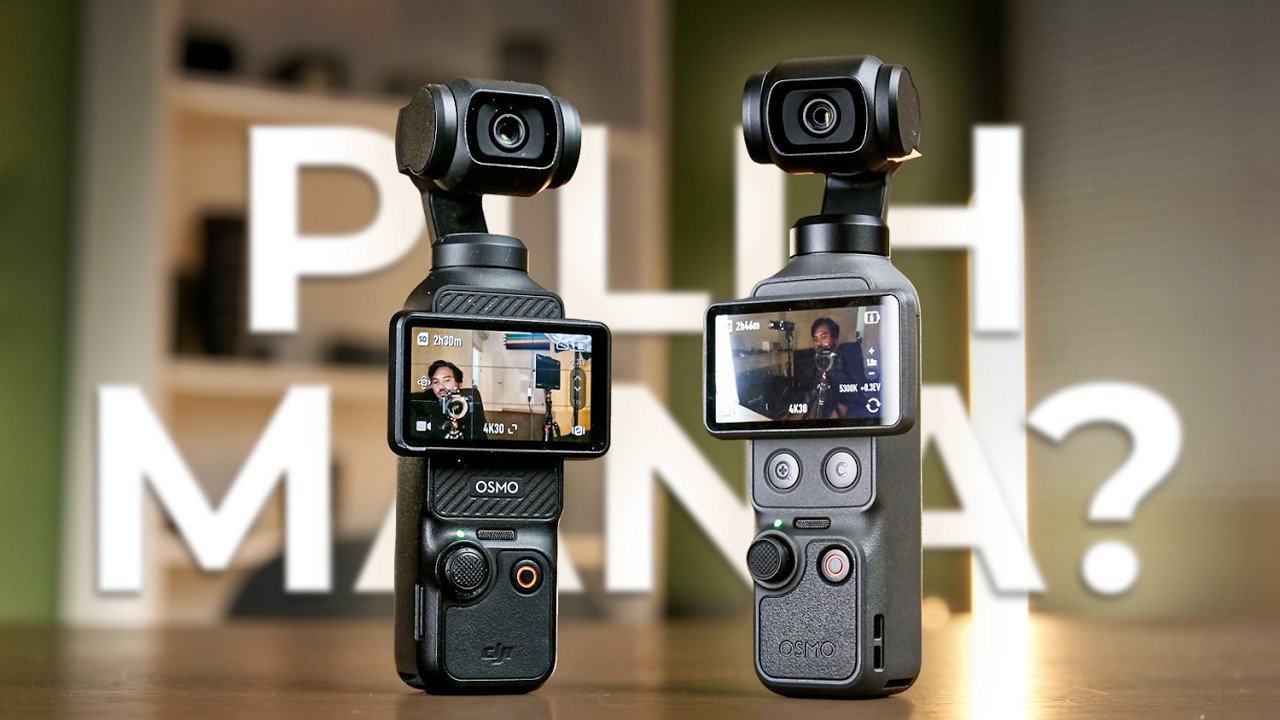 Mana Kamera Vlog Terbaik Dari DJI? Pocket 3 VS Pocket 4