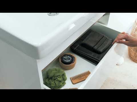 Миниатюра изображения товара Тумба с умывальником Акватон Марти 55 (1A2632K0MY010)